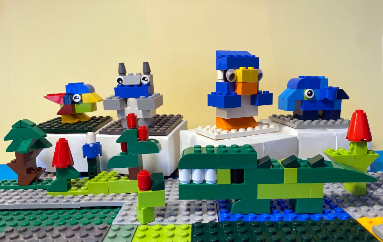 Figuren aus Legoteilen
